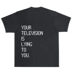 Your Television Is Lying Heavyweight Tee