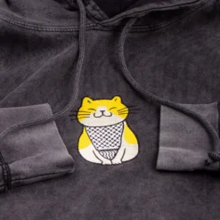 Animal Rescue Embroidered Hoodie -Aurora Style Shop animal rescue embroidered hoodie wear the peace 486072