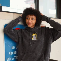 Animal Rescue Embroidered Hoodie -Aurora Style Shop animal rescue embroidered hoodie wear the peace 516615