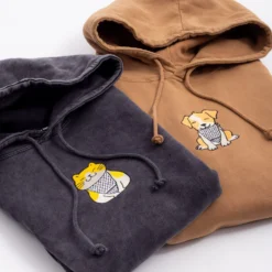 Animal Rescue Embroidered Hoodie -Aurora Style Shop animal rescue embroidered hoodie wear the peace 968143