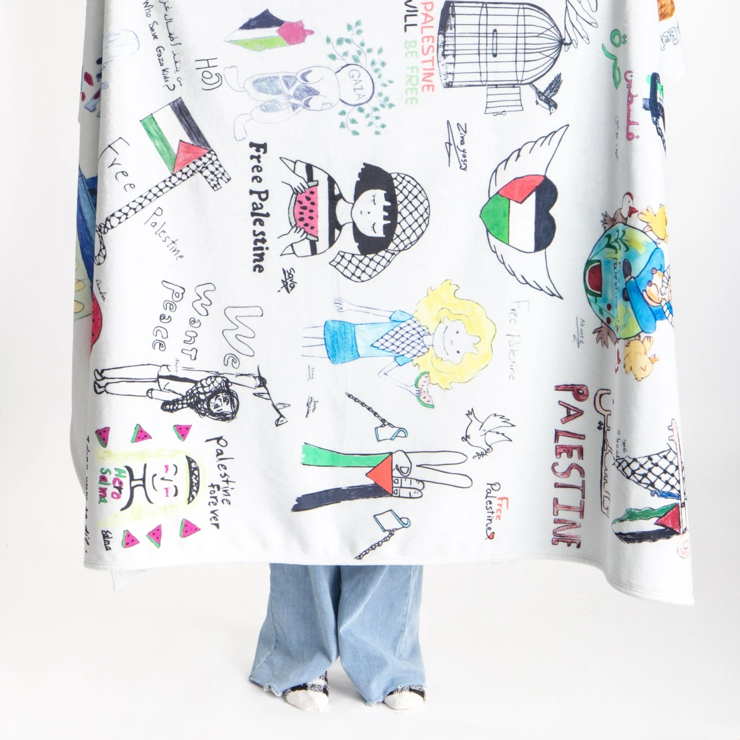 Children Of 🍉 Art Blanket 13 Children Of 🍉 Art Blanket - Image 13