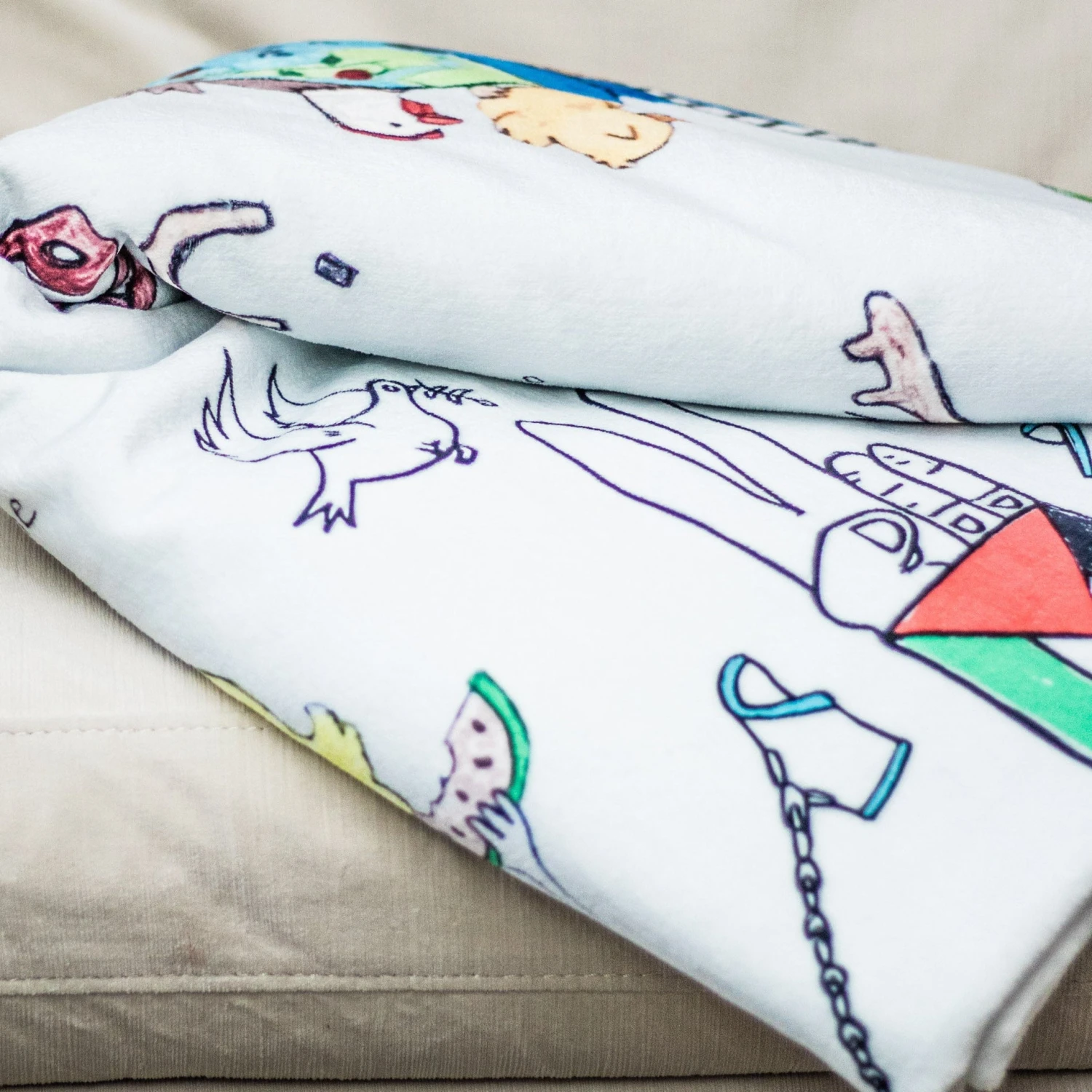 Children Of 🍉 Art Blanket 7 Children Of 🍉 Art Blanket - Image 7