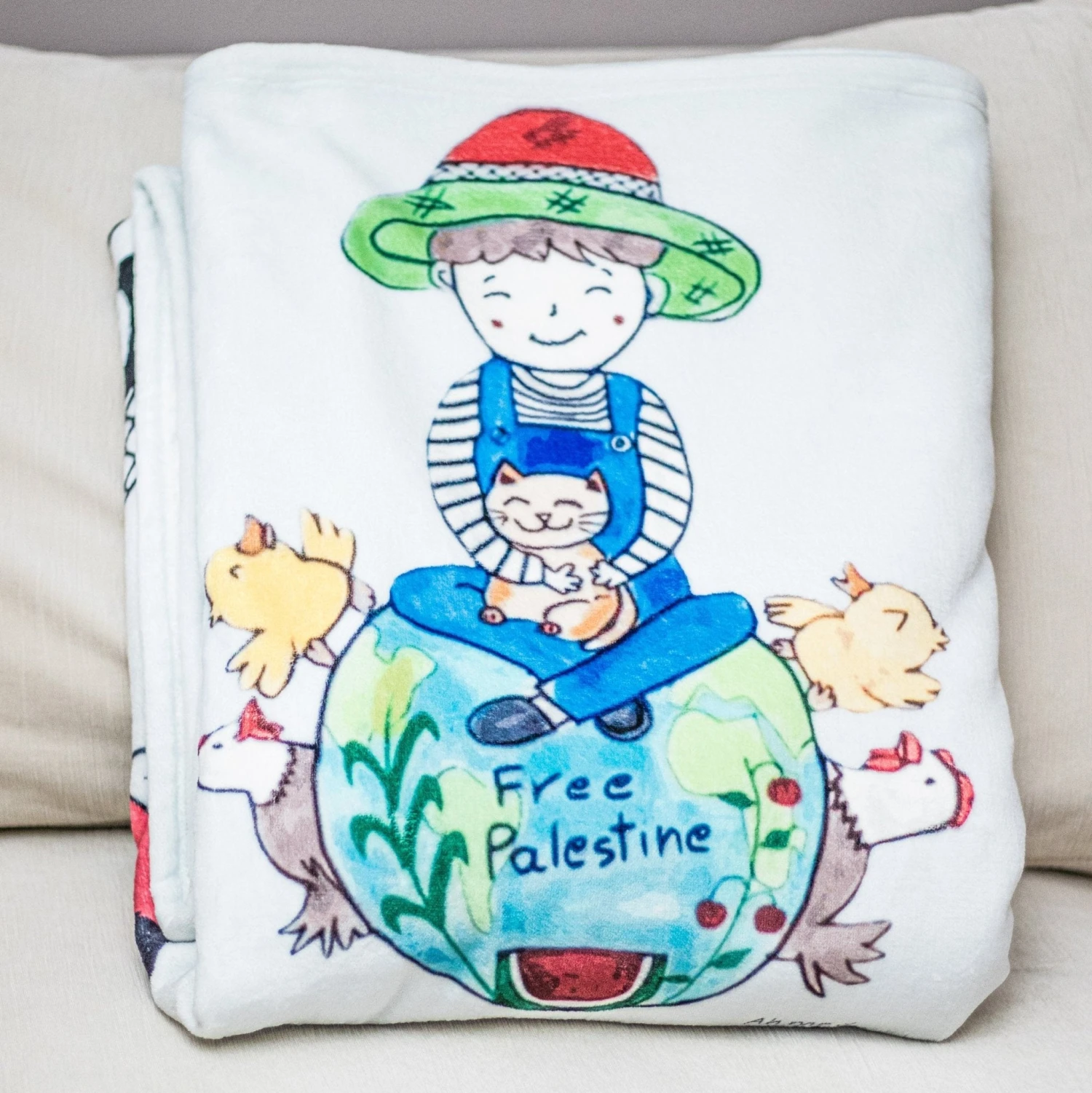 Children Of 🍉 Art Blanket 4 Children Of 🍉 Art Blanket - Image 4