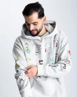 Children Of 🍉 Art Heavyweight Hoodie -Aurora Style Shop children of gaza art heavyweight hoodie wear the peace 735250