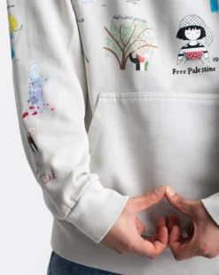 Children Of 🍉 Art Heavyweight Hoodie -Aurora Style Shop children of gaza art heavyweight hoodie wear the peace 811676