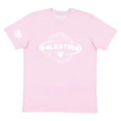 Free Palestine Pink Tee