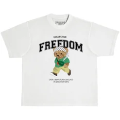 Freedom Bear Heavyweight Tee -Aurora Style Shop freedom bear heavyweight tee wear the peace 282988