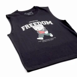 Freedom Bear Muscle Tank -Aurora Style Shop freedom bear muscle tank wear the peace 836770
