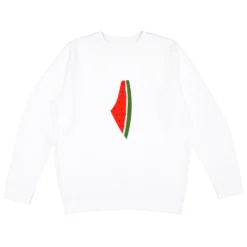 Freedom Melon White Crewneck