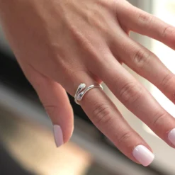 Hug Sterling SIlver Ring -Aurora Style Shop hug 925 sterling silver ring wear the peace 391254