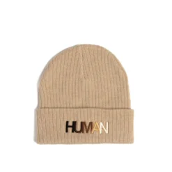 Human Embroidered Beanie