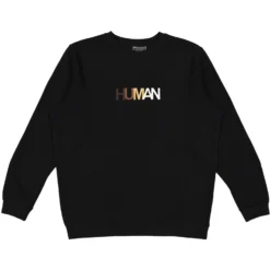 Human Embroidered Crewneck -Aurora Style Shop human embroidered crewneck wear the peace 210434