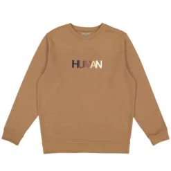 Human Embroidered Crewneck -Aurora Style Shop human embroidered crewneck wear the peace 418732