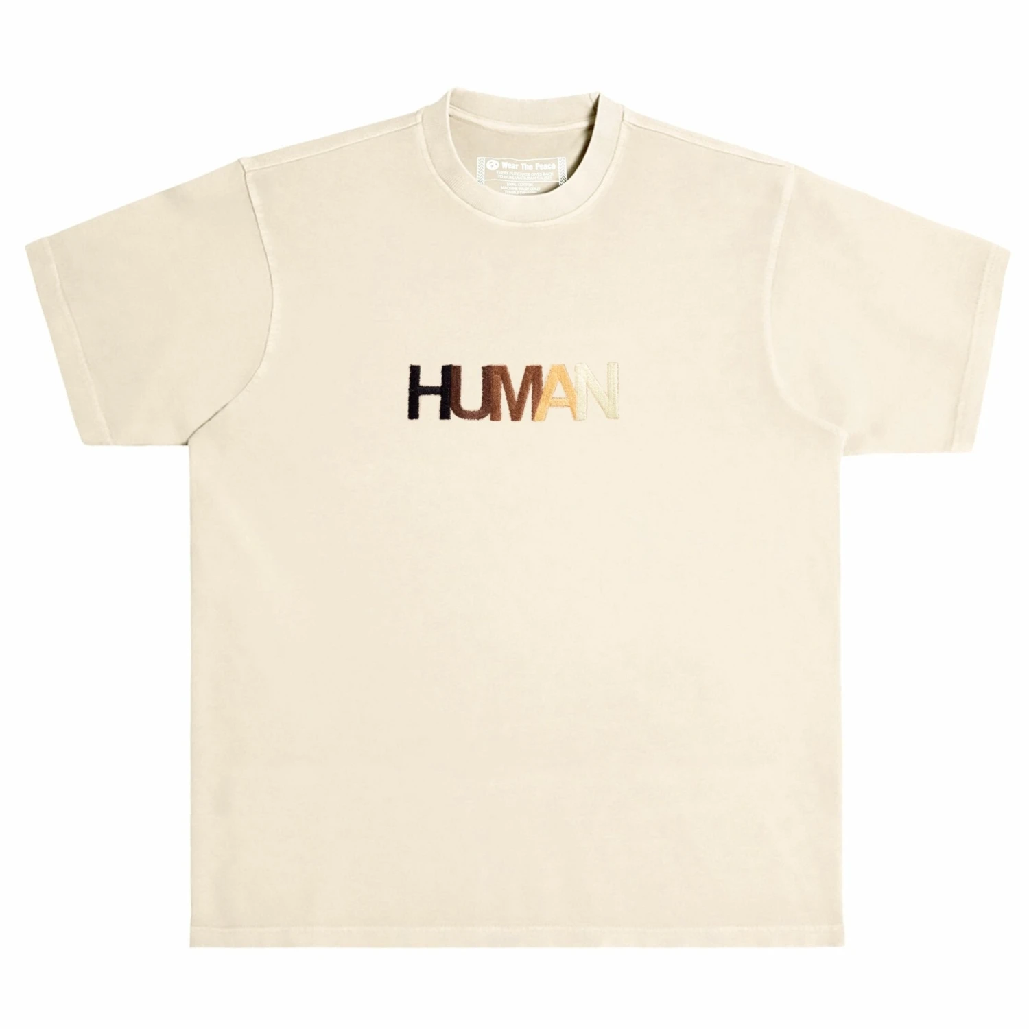 Human Embroidered Heavyweight Tee 6 Human Embroidered Heavyweight Tee - Image 6