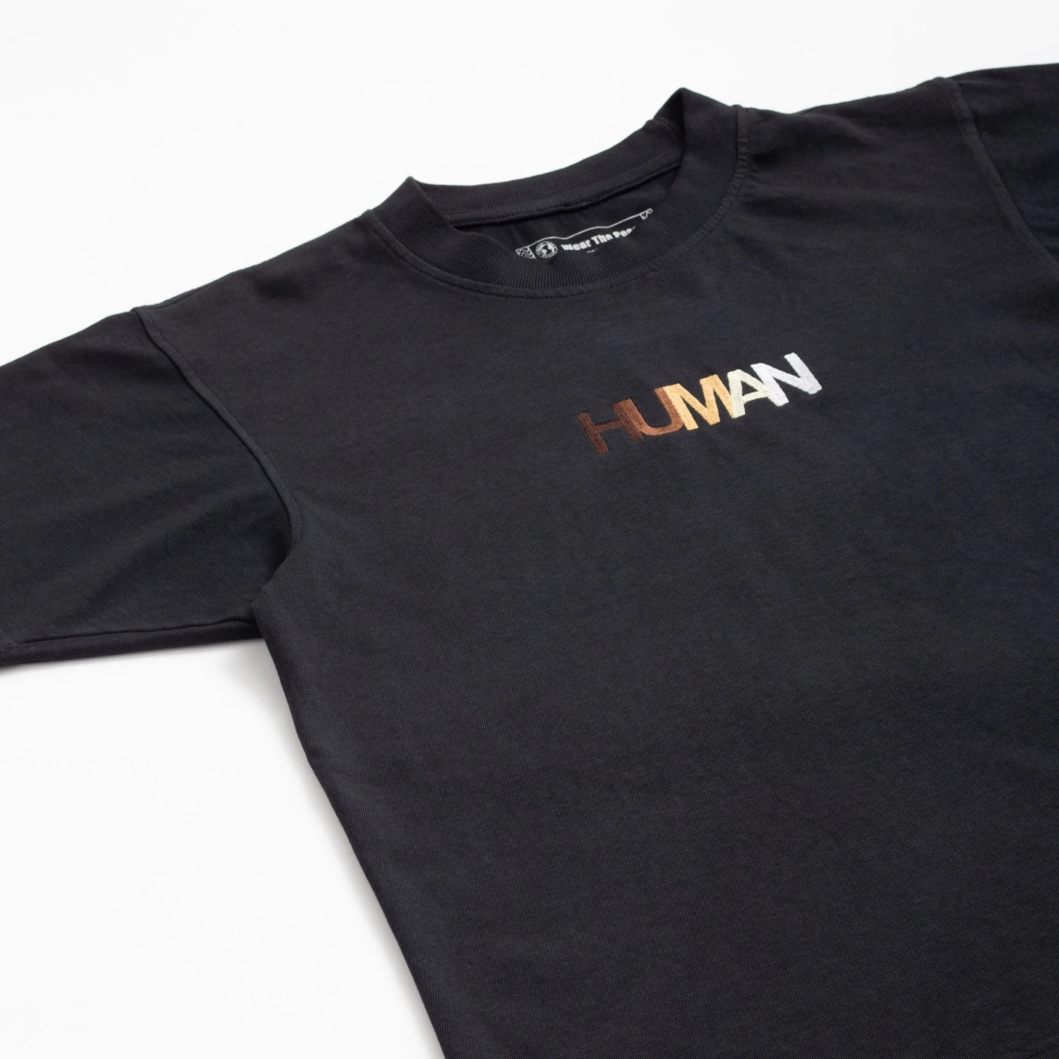 Human Embroidered Heavyweight Tee 4 Human Embroidered Heavyweight Tee - Image 4