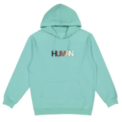 Human Embroidered Hoodie -Aurora Style Shop human embroidered hoodie wear the peace 112922