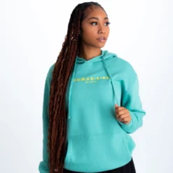 Human Kind Embroidered Hoodie -Aurora Style Shop human kind embroidered hoodie wear the peace 570207