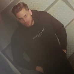 Human Kind Embroidered Hoodie -Aurora Style Shop human kind embroidered hoodie wear the peace 716830