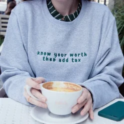 Aurora Style Shop 8 Aurora Style Shop -Aurora Style Shop know your worth crewneck wear the peace 759477