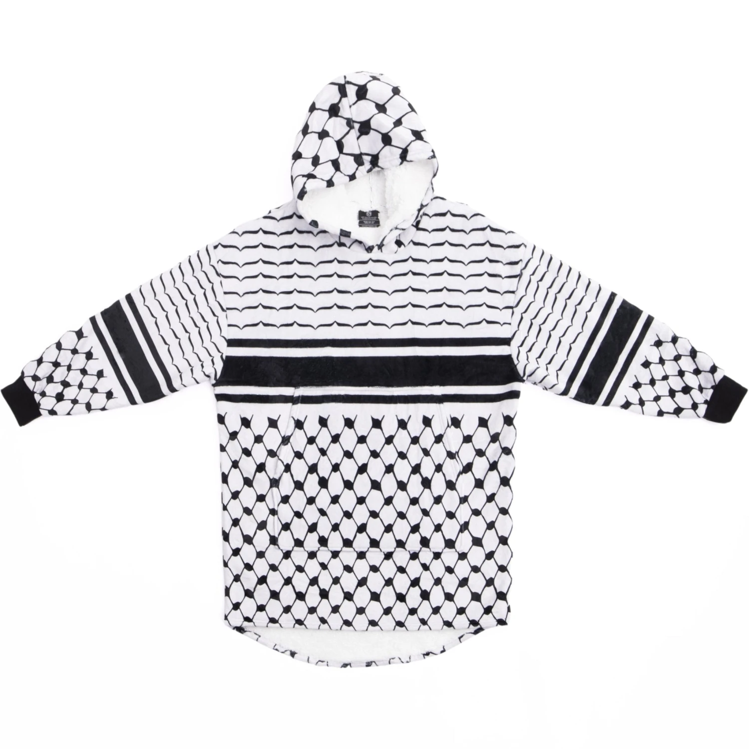 Kufiya Blanket Hoodie 1 Kufiya Blanket Hoodie