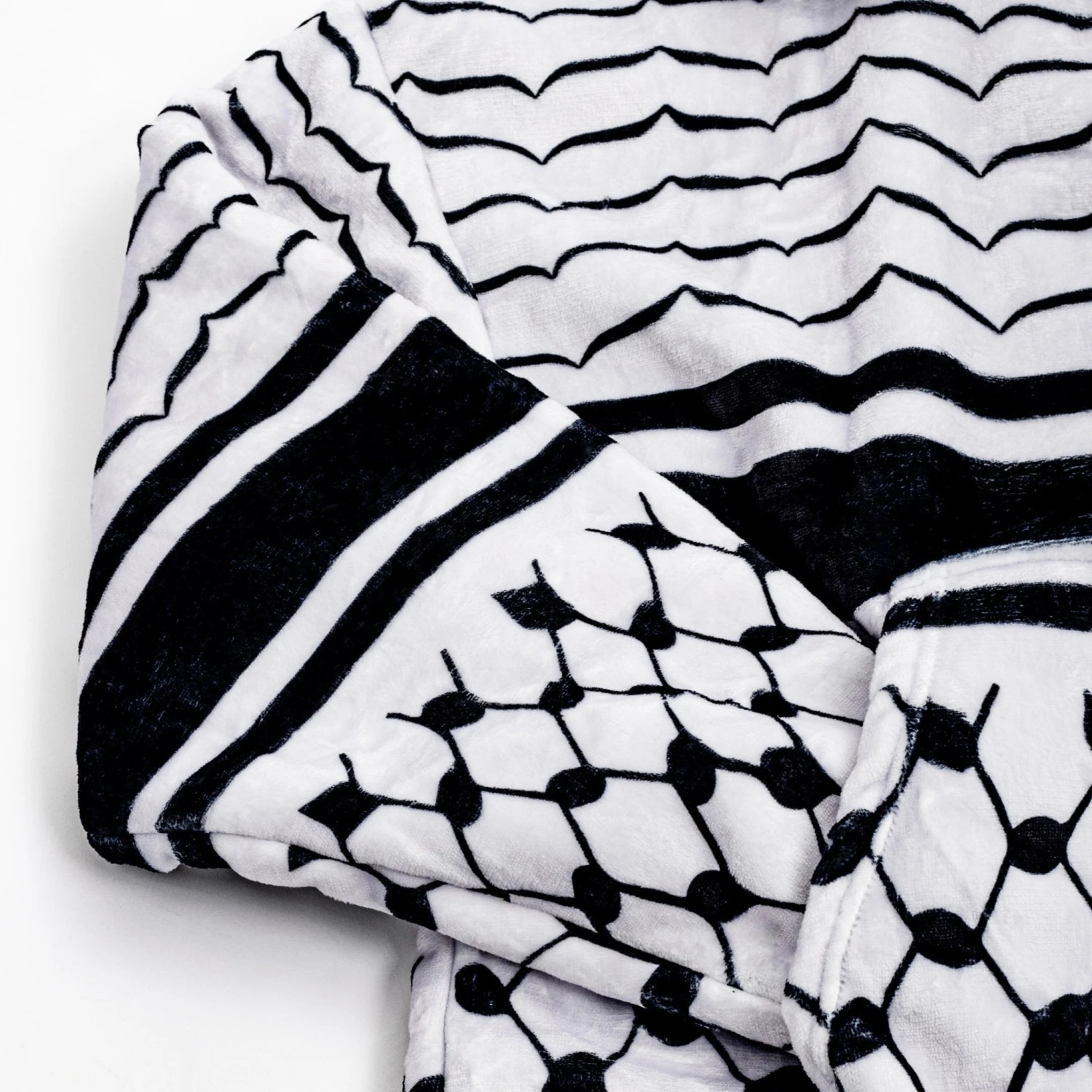 Kufiya Blanket Hoodie 8 Kufiya Blanket Hoodie - Image 8