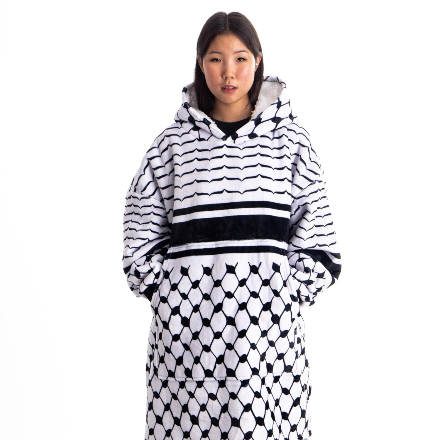 Kufiya Blanket Hoodie 10 Kufiya Blanket Hoodie - Image 10
