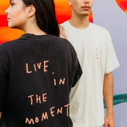 Live In The Moment Heavyweight Tee -Aurora Style Shop live in the moment oversized tee wear the peace 700239