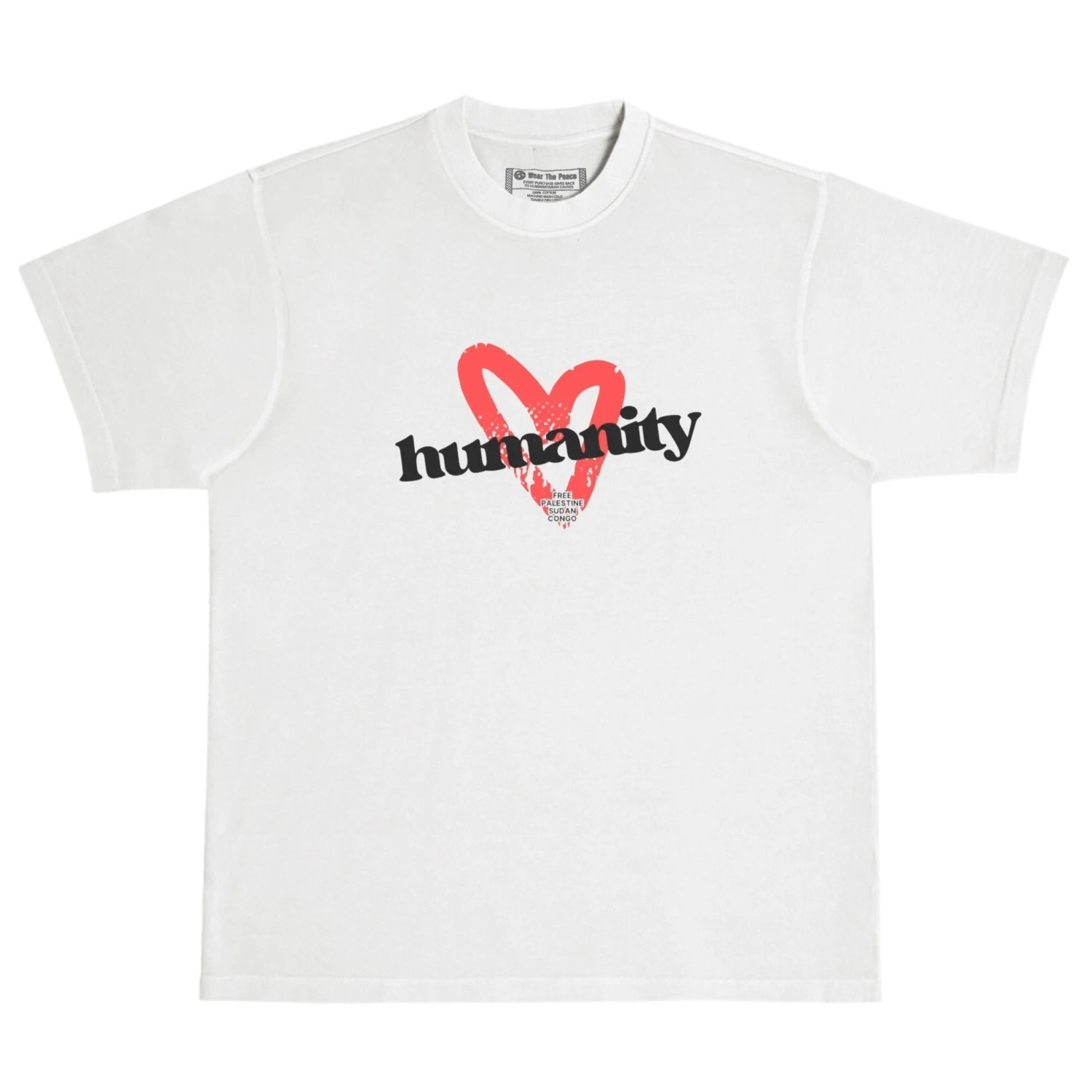 Love Humanity Heavyweight Tee 1 Love Humanity Heavyweight Tee