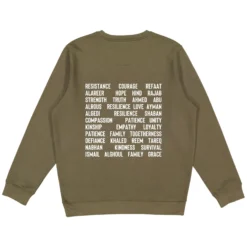 Made In Gaza Crewneck (WTP X Belal Khaled) -Aurora Style Shop made in gaza crewneck wtp x belal khaled wear the peace 913060