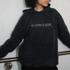 No Human Is Illegal Hoodie -Aurora Style Shop no human is illegal hoodie wear the peace 308890