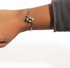 Olive Branch Sterling Silver Bangle -Aurora Style Shop olive branch sterling silver bangle wear the peace 321633