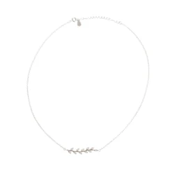 Olive Branch Sterling Silver Necklace -Aurora Style Shop olive branch sterling silver necklace wear the peace 390367