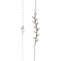 Olive Branch Sterling Silver Necklace -Aurora Style Shop olive branch sterling silver necklace wear the peace 877715