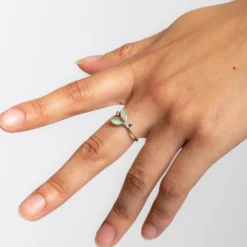 The Olive Sterling Silver Ring -Aurora Style Shop olive branch sterling silver ring wear the peace 663130