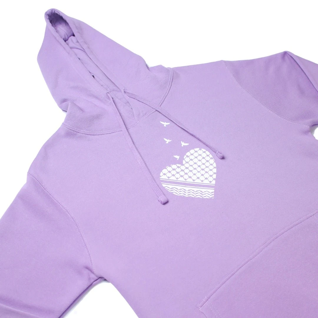 Palestine Heart Hoodie 2 Palestine Heart Hoodie - Image 2