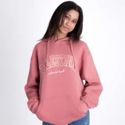 Palestine Varsity Hoodie -Aurora Style Shop palestine varsity hoodie wear the peace 681103