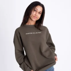 Palestine Will Be Free Crewneck -Aurora Style Shop palestine will be free crewneck wear the peace 810951
