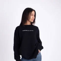 Palestine Will Be Free Crewneck -Aurora Style Shop palestine will be free crewneck wear the peace 833748