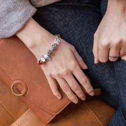 Peace Charm Bracelet -Aurora Style Shop peace charm bracelet wear the peace 429178