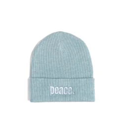 Statement Peace Embroidered Beanie
