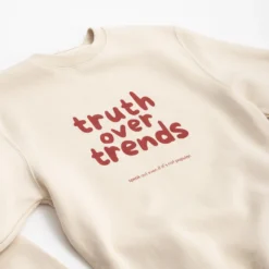 Truth Over Trends Crewneck -Aurora Style Shop truth over trends crewneck wear the peace 699057