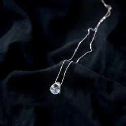 Water Drop Sterling Silver Necklace -Aurora Style Shop water drop sterling silver necklace wear the peace 982556