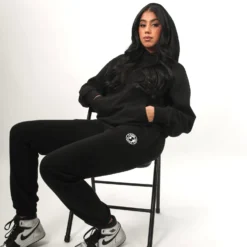 Wear The Peace Black Sweatpants -Aurora Style Shop wear the peace black sweatpants wear the peace 299933