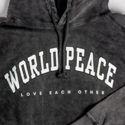World Peace Vintage Hoodie -Aurora Style Shop world peace vintage hoodie wear the peace 849070