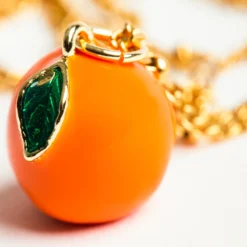 Yaffa's Orange Necklace -Aurora Style Shop yaffas orange necklace wear the peace 866184