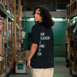 Aurora Style Shop 51 Aurora Style Shop -Aurora Style Shop your television is lying heavyweight tee wear the peace 712823